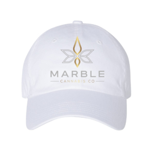 Marble Canna White Hat